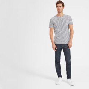 Everlane Distressed Fading Slim Straight Jeans